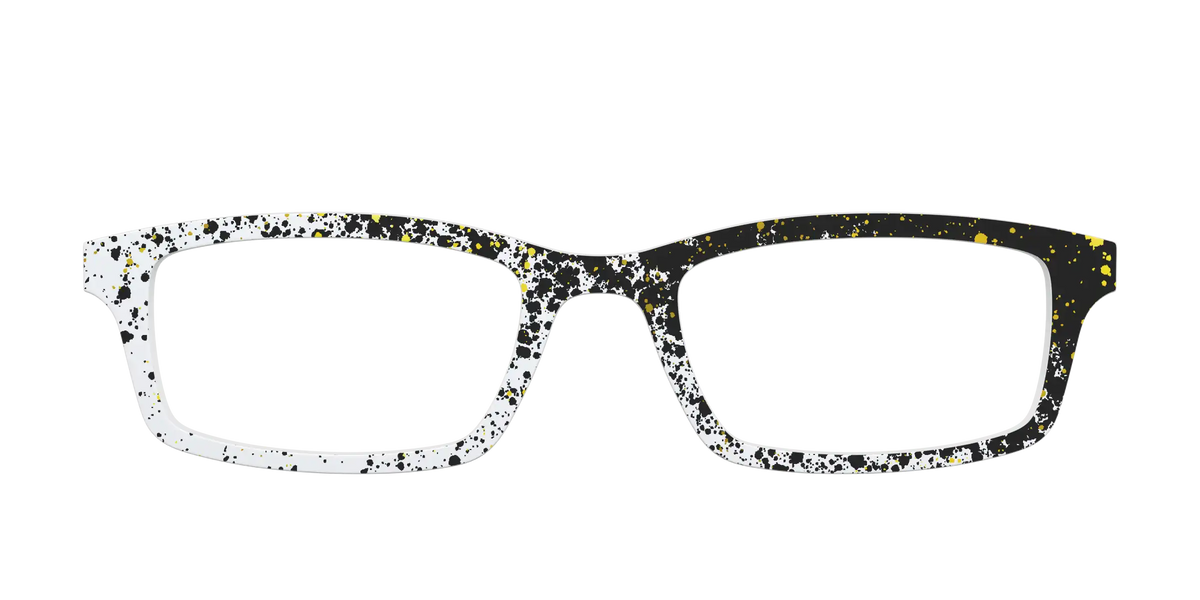 The Black & White Splatter