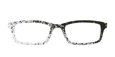 The Black & White Splatter