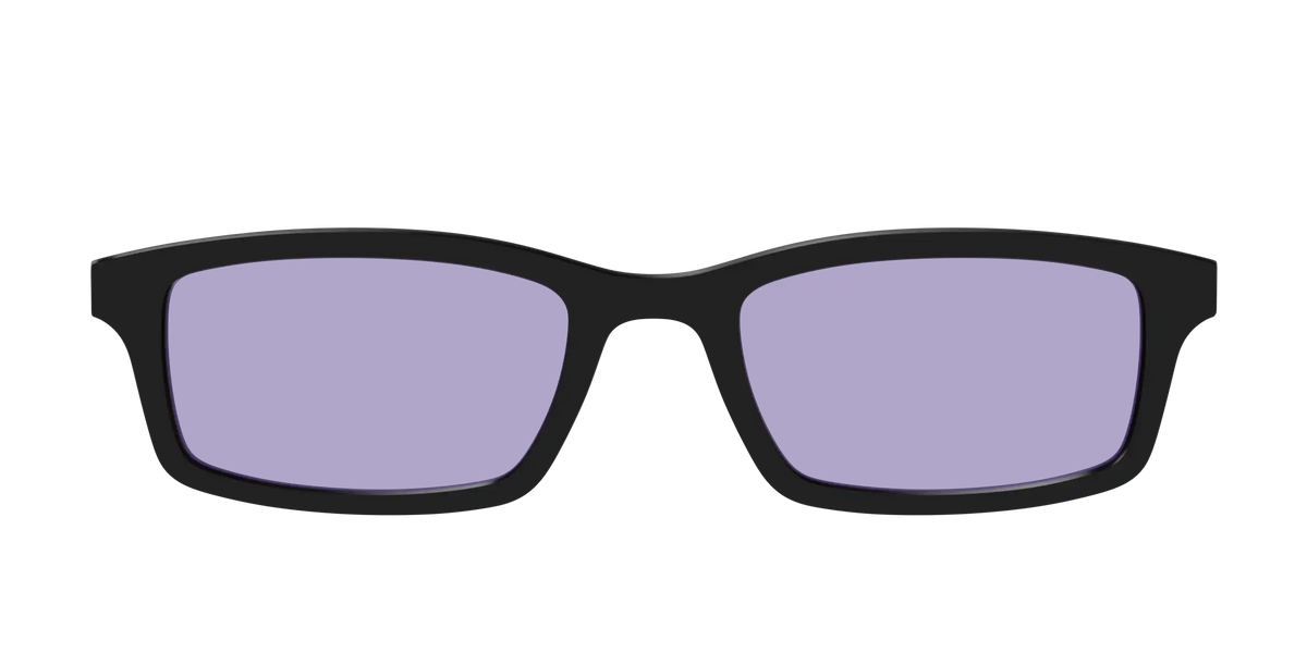 The Black With Celestial Purple Lens