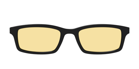 The Black With Citrine Yellow Lens