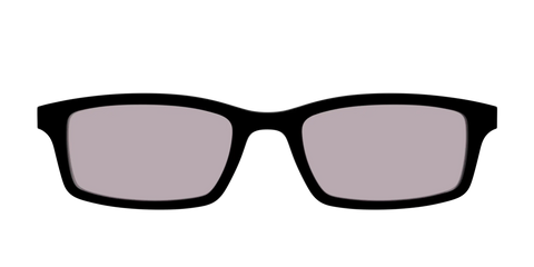 The Black with Gray Gaming Lens