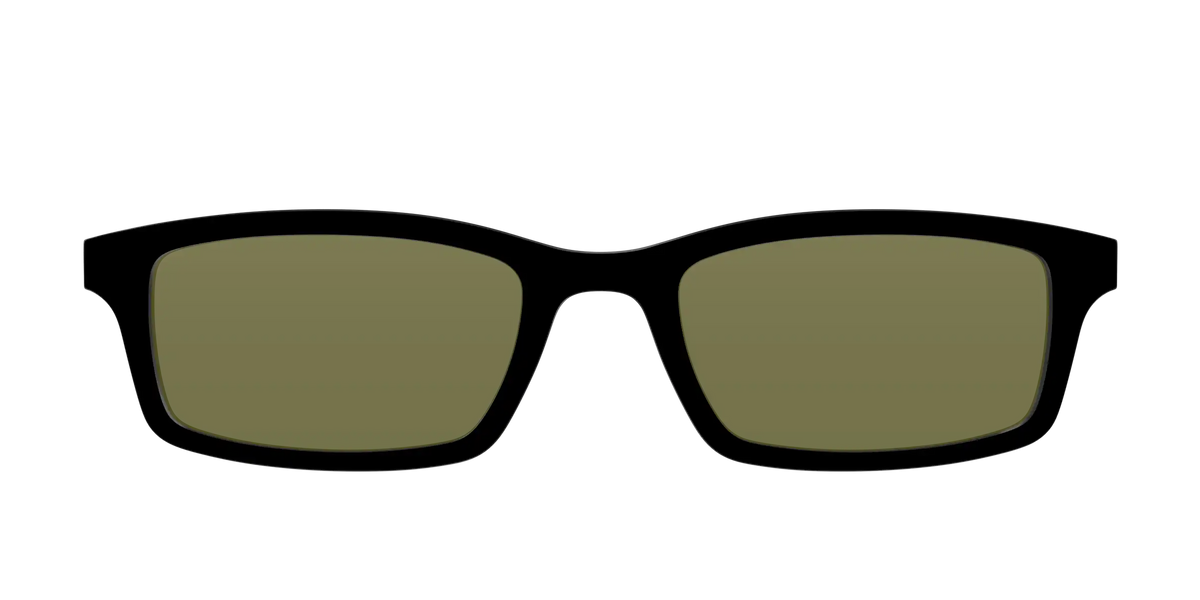 The Black with Green Racquet Sport Lens