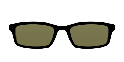 The Black with Green Racquet Sport Lens
