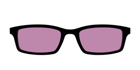 The Black with Pink Racquet Sport Lens