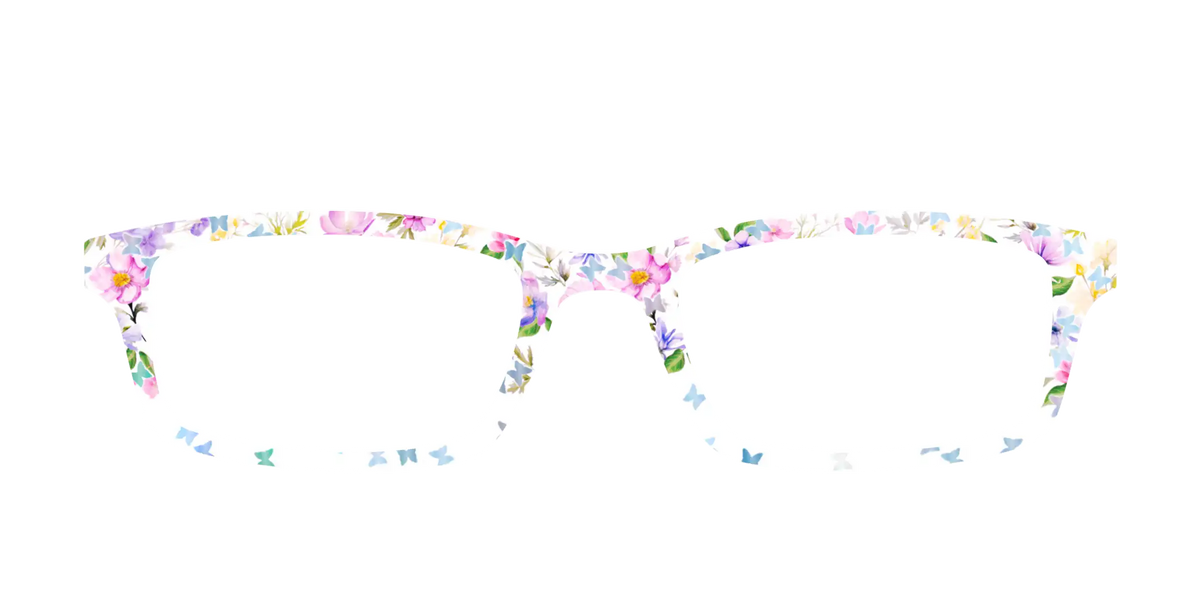 The Delicate Flower Crown with Butterfly Glitter