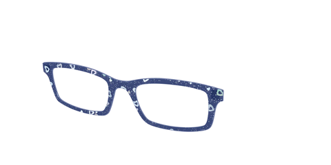 The Denim Heart Glitter Crystal