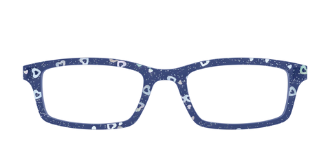 The Denim Heart Glitter Crystal