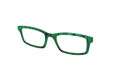 The Emerald Moire Stripes