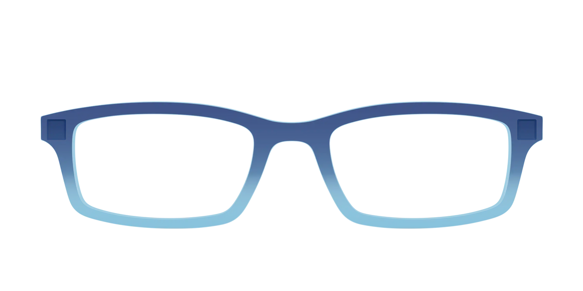 The Indigo to Sky Blue Gradient Crystal