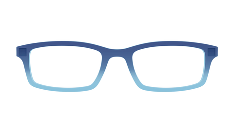 The Indigo to Sky Blue Gradient Crystal