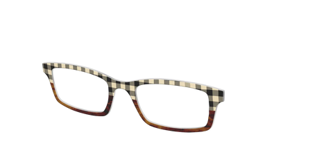 The Ivory Plaid Wood Split
