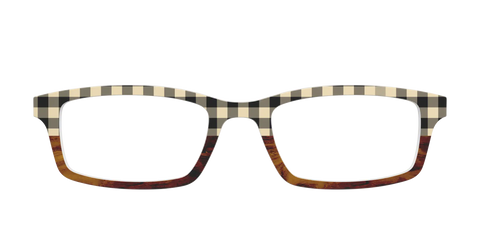 The Ivory Plaid Wood Split