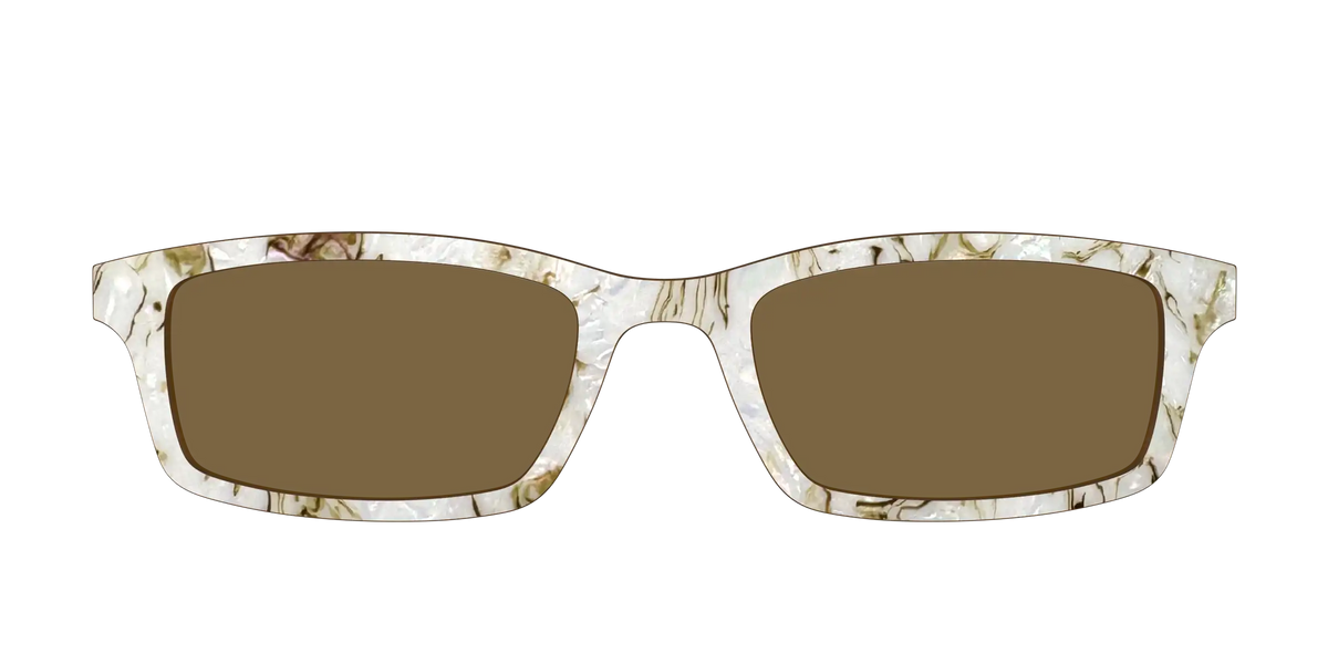 The Polarized Ivory Sand Pearl Shell Sun Top