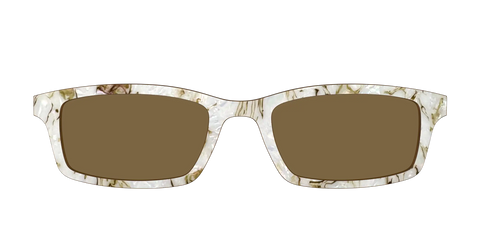 The Polarized Ivory Sand Pearl Shell Sun Top