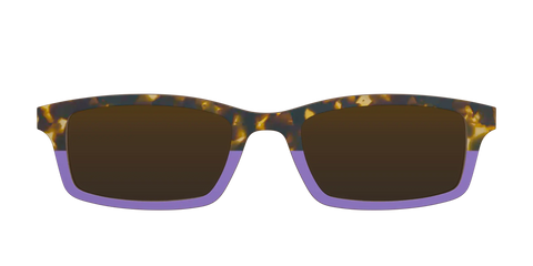 The Polarized Lavender Tortoise Split Sun Top