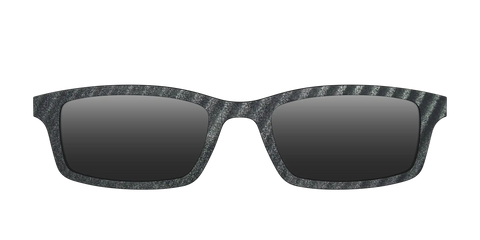 The Polarized Obsidian Stripe Sun Top
