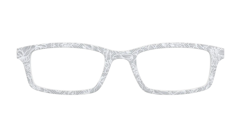 The Pale Gray Floral Lace
