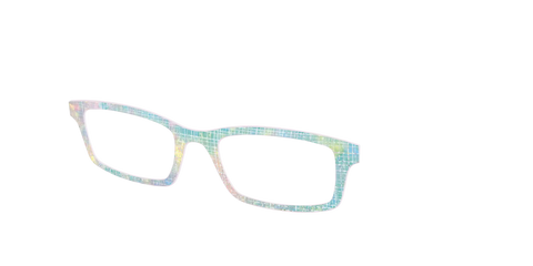 The Pastel Gradient with Holographic Hatching