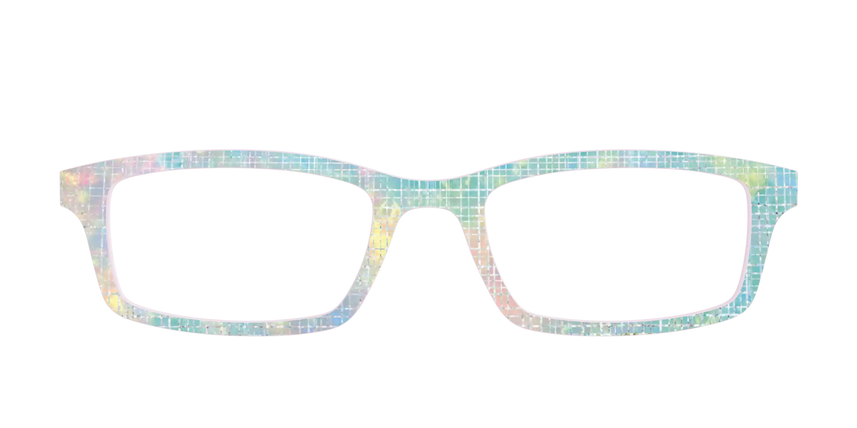 The Pastel Gradient with Holographic Hatching