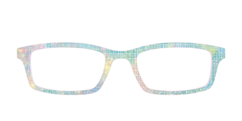 The Pastel Gradient with Holographic Hatching