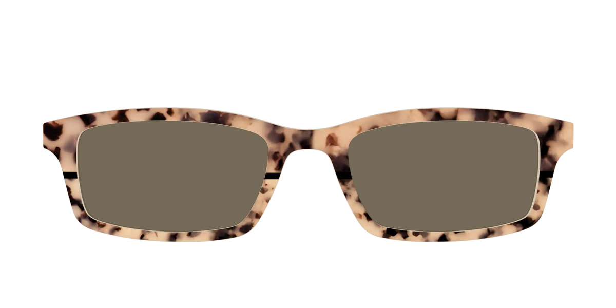 The Polarized Bisque Tortoise Split Sun Top