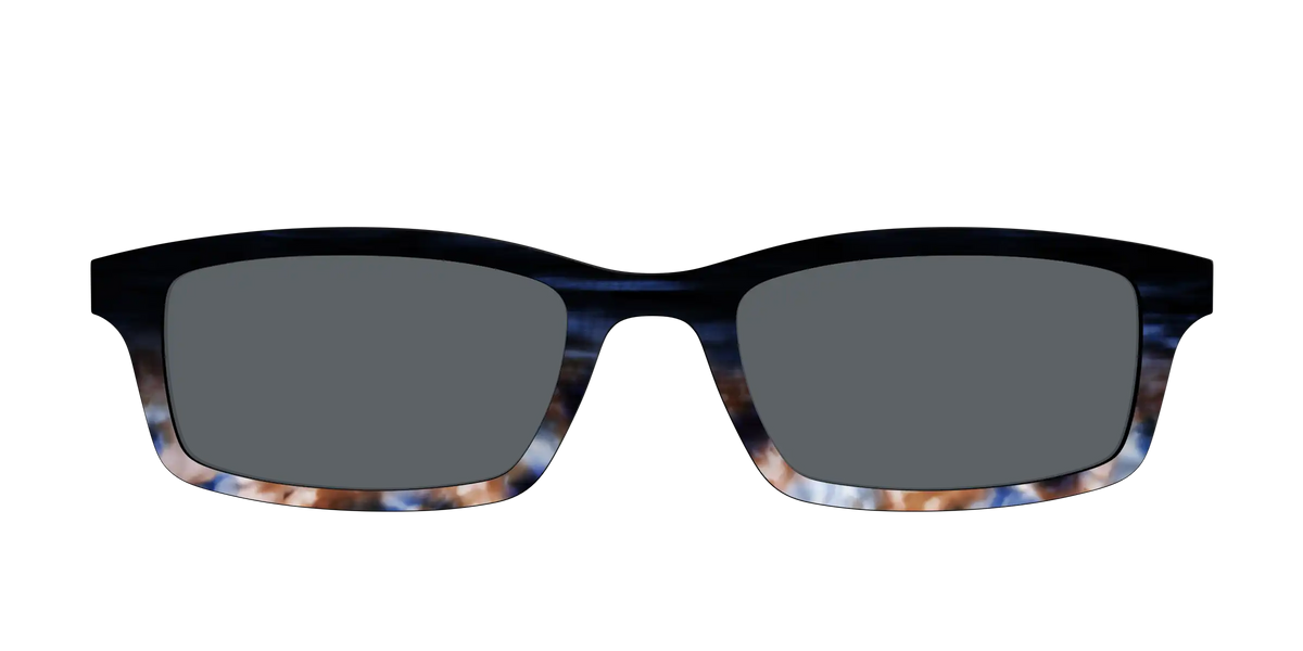 The Polarized Blue Horn Tortoise Sun Top