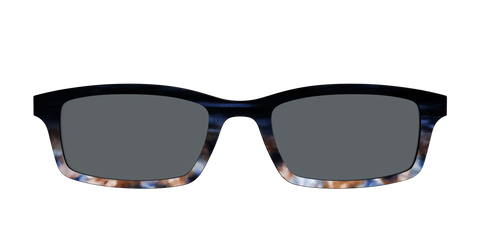 The Polarized Blue Horn Tortoise Sun Top