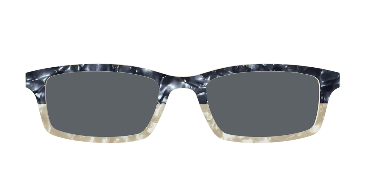 The Polarized Navy to Taupe Pearl Split Sun Top