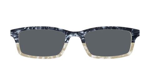 The Polarized Navy to Taupe Pearl Split Sun Top