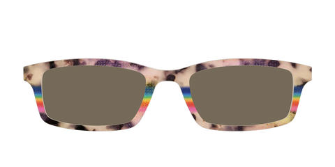 The Polarized Prism Split Tortoise Sun Top