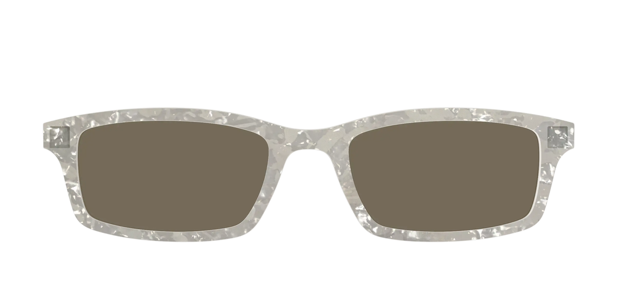 The Polarized White Quartz Pearl Sun Top