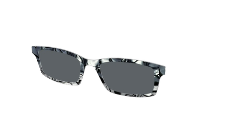 The Polarized Zebra Pearl Split Sun Top