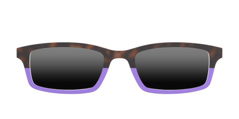 The Polarized Purple Tortoise Sun Top