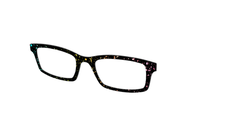The Rainbow Foil Splatter