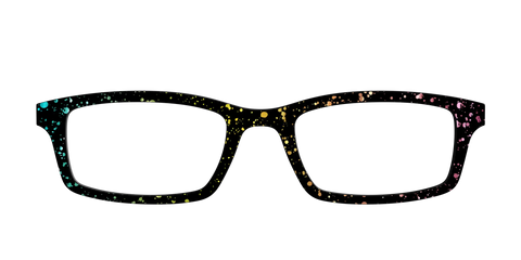 The Rainbow Foil Splatter