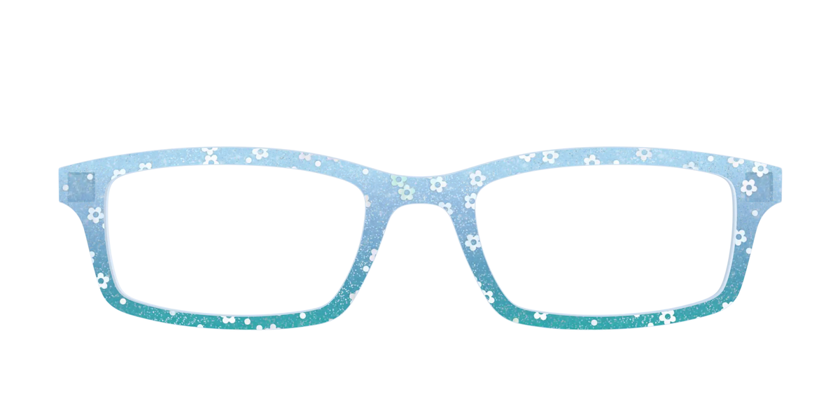 The Sky Blue Crystal with Daisy Glitter