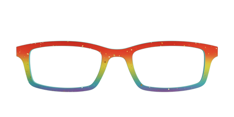 The Spectrum Gradient with Gold Flakes