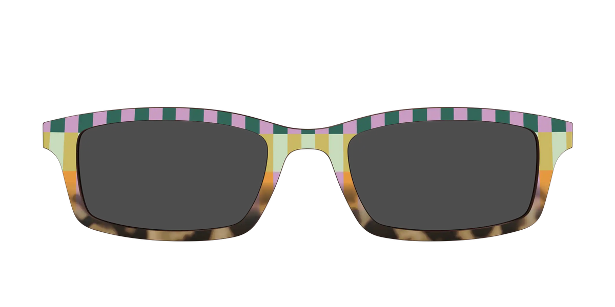The Polarized Summer Stripes Tortoise Sun Top