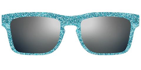 The Polarized Aquamarine Sparkle Sun Top