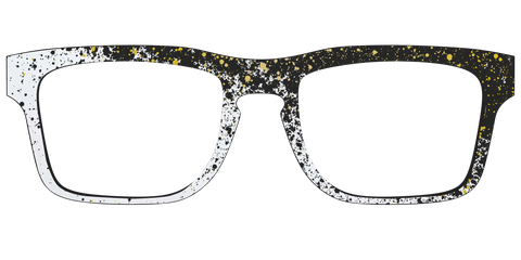 The Black & White Splatter
