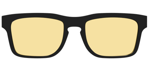 The Black With Citrine Yellow Lens