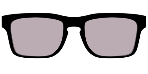 The Black with Gray Gaming Lens
