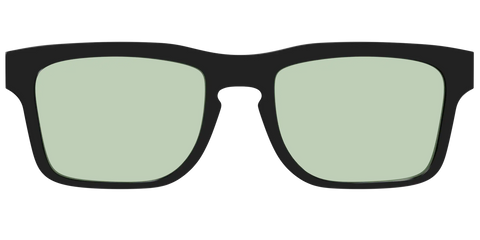 The Black With Sage Green Lens