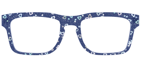 The Denim Heart Glitter Crystal