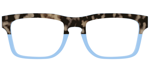 The Denim Tortoise Crystal Split