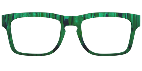 The Emerald Moire Stripes