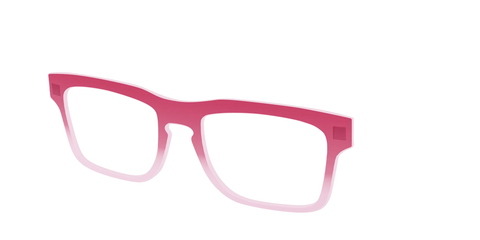 The Flamingo to Blush Gradient Crystal