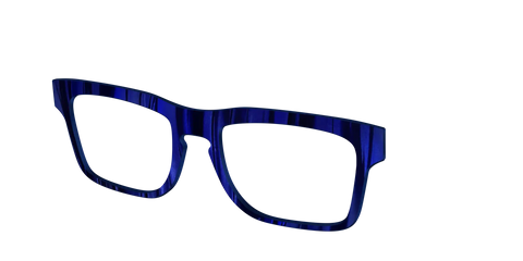 The Indigo Moire Stripes