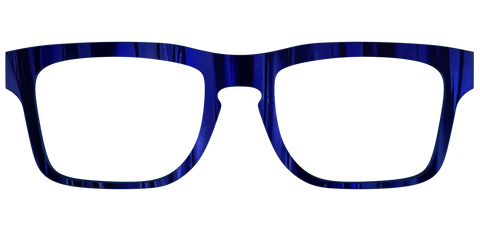 The Indigo Moire Stripes