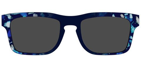 The Polarized Indigo Tortoise Sun Top